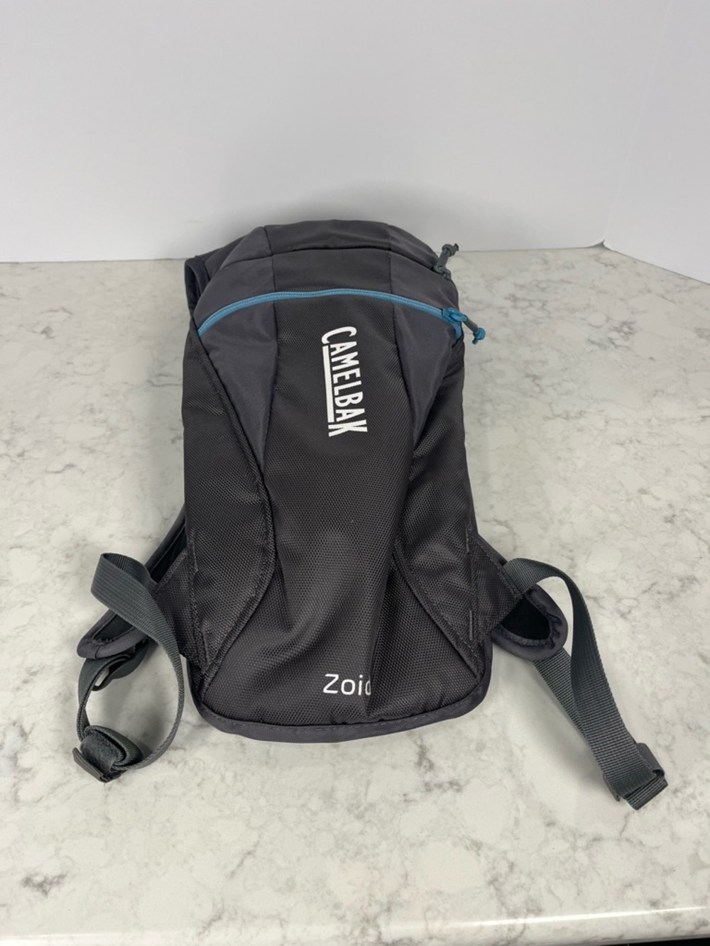 CamelBak Zoid Black Backpack with Blue Trim no bladder